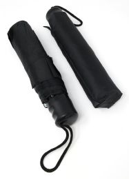 60 Wholesale Mini 10'' Compact Black Foldable Umbrella