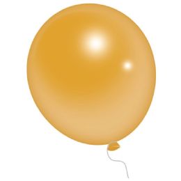 36 Wholesale Pearl Balloon Gold Twelve Inch Fifty Count