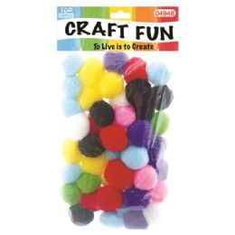 144 Pieces Fuzzy Ball - Craft Stems