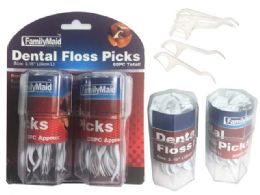 96 Wholesale 60pc Dental Floss Picks
