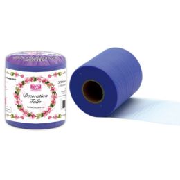 162 Pieces Decoration Tulle Purple 6"x25 Yards - Craft Tools