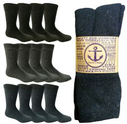 Yacht & Smith Men's Winter Thermal Crew Socks Size 10-13