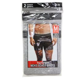 72 Pieces Mens Boxer Briefs Solid Colors - Assorted Sizes - Mens Underwear