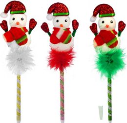 120 Pieces Christmas Snowman Pens - Christmas Novelties