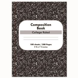 96 Units of One Hundred Count Composition Book College Ruled - Notebooks
