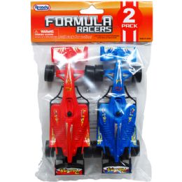 96 Wholesale Formula Racers Pack In Poly Bag With Header