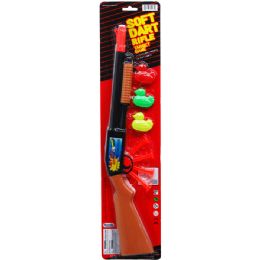 48 of 19" Soft Dart Duck Toy Rifle On Blister Card