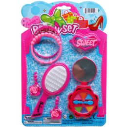 72 Wholesale 7pc Beauty Play Set On Blister Card