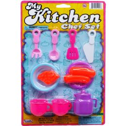 96 Wholesale Kitchen Play Set On Blister Card