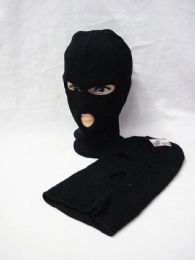 60 Pieces Black Ski Mask 3 Hole - Winter Hats