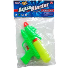 72 Wholesale 7.5" Water Gun In Poly Bag W/ Header, 3asst Colors