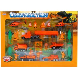 12 Wholesale Diecast Construction Play Set In Window Box