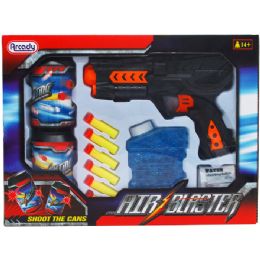 18 Wholesale Toy Soft Foam Gun With Accesories In Window Box