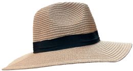 Yacht & Smith Floppy Stylish Sun Hats Bow And Leather Design, Style B - Rose - Sun Hats