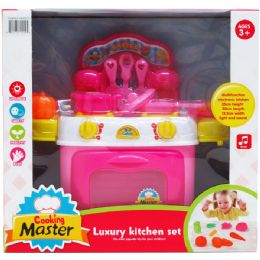 6 Wholesale Kitchen Play Set With Light And Sound In Color Box