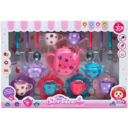 12 Pieces 19pc Tea Play Set - Girls Toys