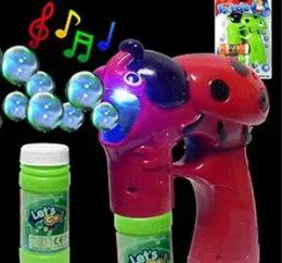 12 Wholesale Light Up Lady Bug Bubble Guns With Music
