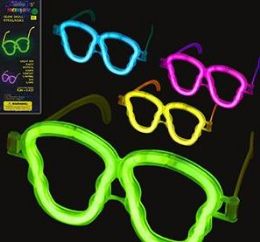 120 Wholesale Niceglow Glow Skull Eyeglasses