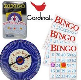 18 Pieces Cardinal Classic Bingo Sets - Dominoes & Chess