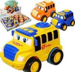 48 Wholesale Friction Powered Cute School Busses