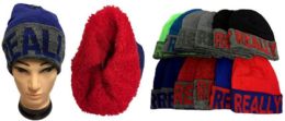 36 Pieces "really?" Plush Lining Winter Hat - Winter Beanie Hats