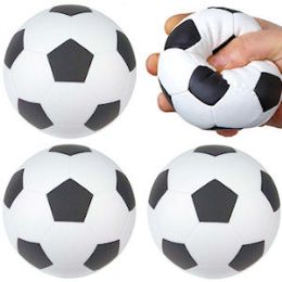 120 Units of Soccer Stress Relax Balls - Slime & Squishees
