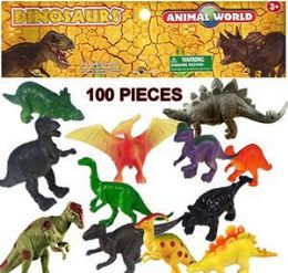 16 Wholesale Hundred Piece Animal World Dinosaur Sets