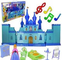 6 Pieces Folding Take Me Home Castle - Light Up Toys