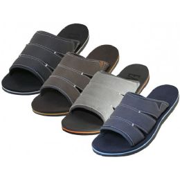 36 Wholesale Men's Soft Insole Slide Sandals