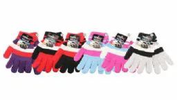 36 of Womens Assorted Printed Warm Knit Glove