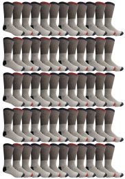 60 Pairs Yacht & Smith Mens Thermal Socks, Warm Cotton, Sock Size 10-13 - Mens Thermal Sock