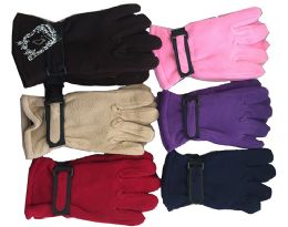 36 Wholesale Women's Thermal Gloves In Assorted Colors