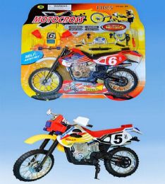24 Wholesale Motorcycle Set In Blister