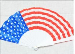 96 Wholesale American Flag Fan