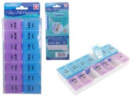 72 Pieces 7 Day Pill Box, Day And Night - Pill Boxes and Accesories