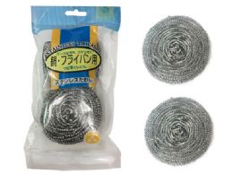 96 Pieces Scourer 2pc 30gm Stainless - Scouring Pads & Sponges