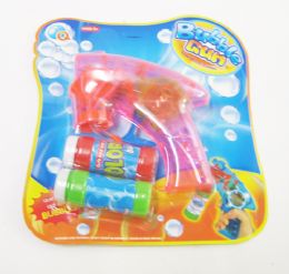 72 Wholesale Light Up Bubble Gun Toy