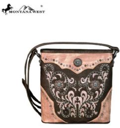 4 Wholesale Montana West Concho Collection Crossbody Coffee