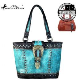 2 Wholesale Montana West Buckle Collection Concealed Carry Tote