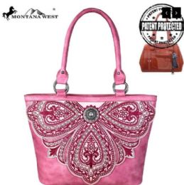 4 Wholesale Montana West Embroidered Collection Concealed Carry Tote