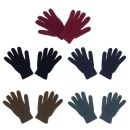 48 Wholesale Unisex Winter Gloves In 5 Assorted Colors