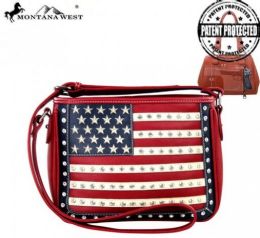 4 Pieces Montana West American Pride Collection Messenger Bag - Handbags