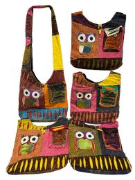 5 Pieces One Pocket Three Flower Tie Dye Handmade Hobo Bags - Tote Bags & Slings