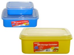 24 Wholesale 2pc Rectangle Food Containers