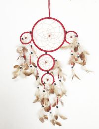 120 Pieces 5 Hoop Dream Catcher In Assorted Color - Home Decor