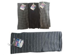 144 Pieces Stripe Assorted Colors Scarf - Winter Scarves