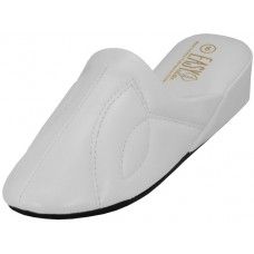 48 Wholesale Women's Close Toe Soft Vinyl Upper Heel House Slipper