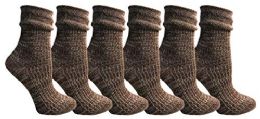 Yacht & Smith Women's Ruffle Cuff Slouch Socks Size 9-11