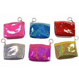 24 of Glitter Zipper Coin Purse