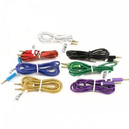 48 Wholesale Wholesale Round Wire Auxiliary Cable In 7 Assorted Colors